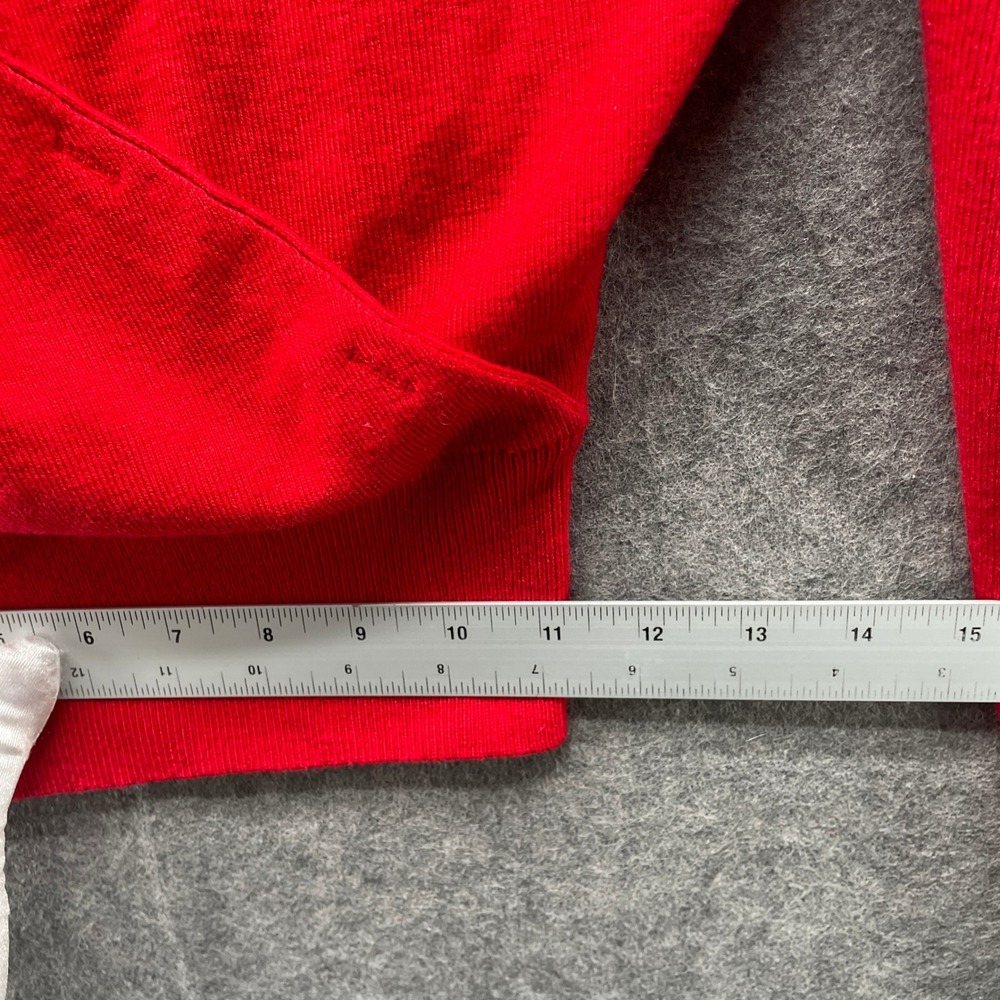 NWT Zara 2-In-1 Cardigan Sweater Womens S Red Knit Wrap Front Lightweight - Picture 10 of 10